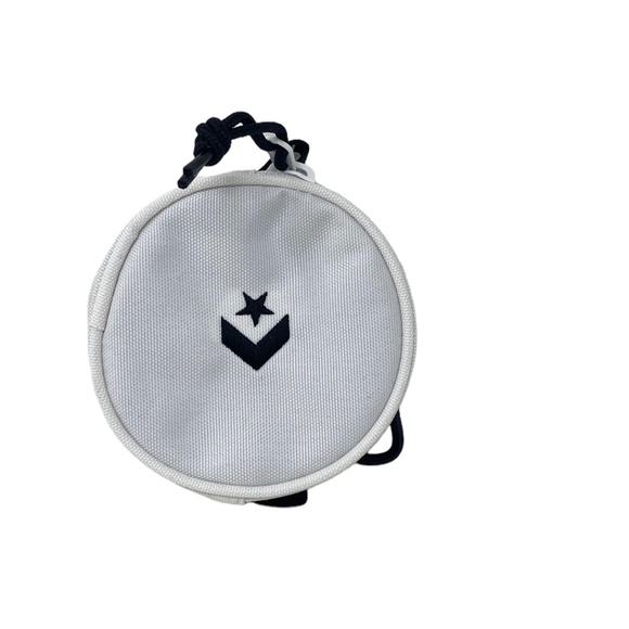 Converse Utility Pouch Unisex Bag White Zip Logo 10023842-A01 - Picture 4 of 7